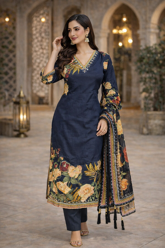 Kurta set with Pant and Duppatta