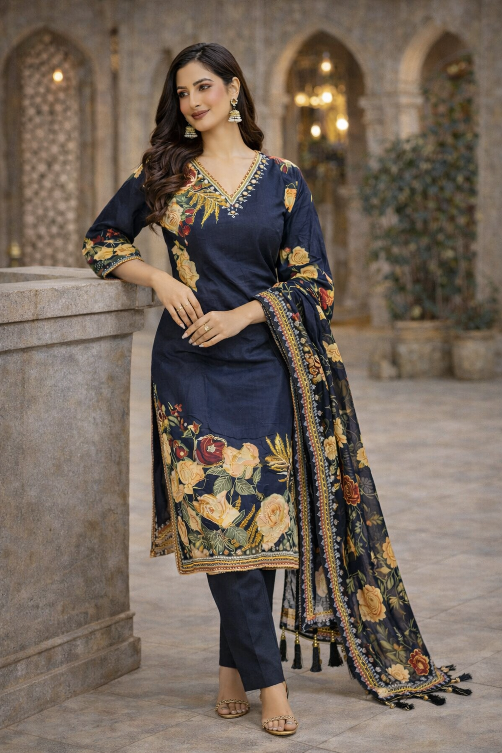 Kurta set with Pant and Duppatta