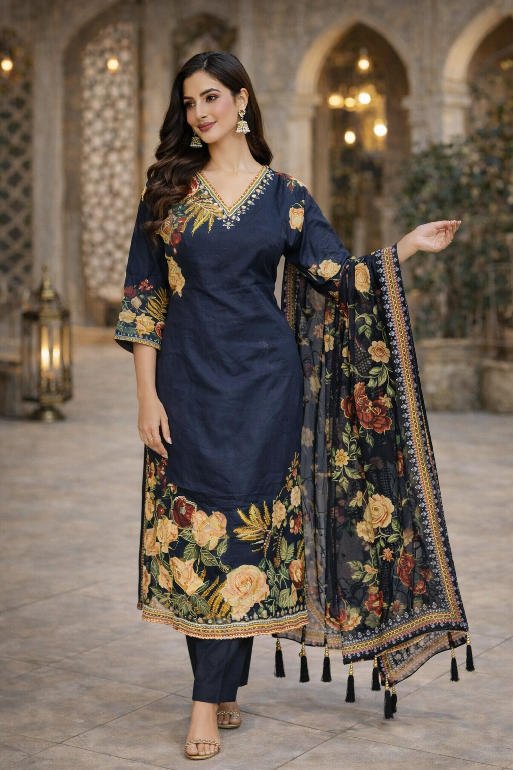 Kurta set with Pant and Duppatta