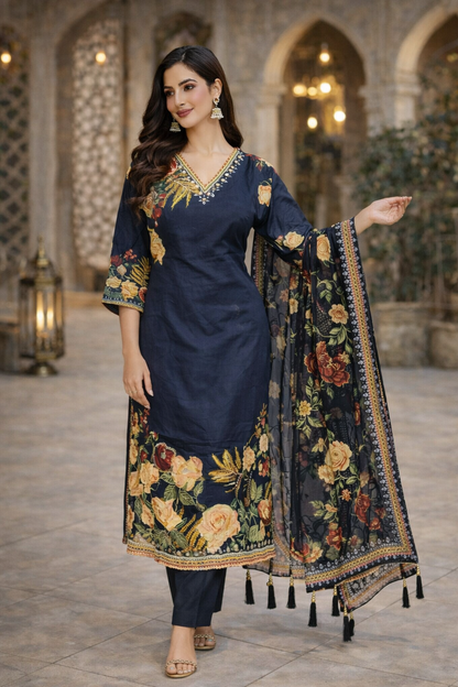 Kurta set with Pant and Duppatta