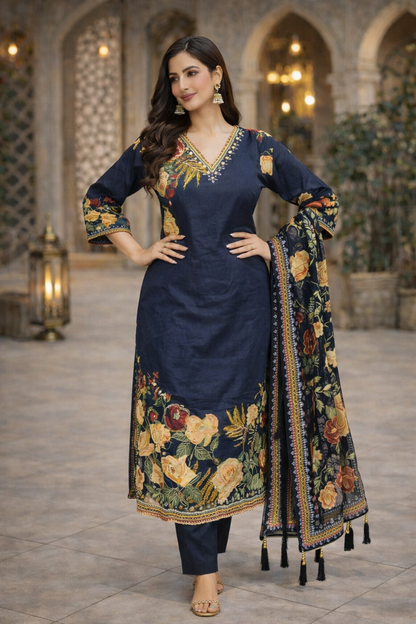 Kurta set with Pant and Duppatta