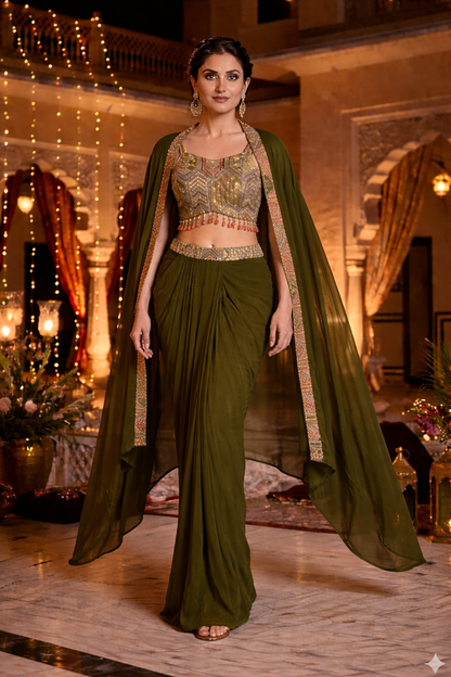 Beautiful Top with Shrug and Cowl