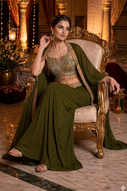 Beautiful Top with Shrug and Cowl