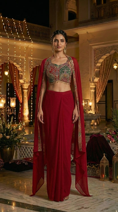 Beautiful Top with Shrug and Cowl
