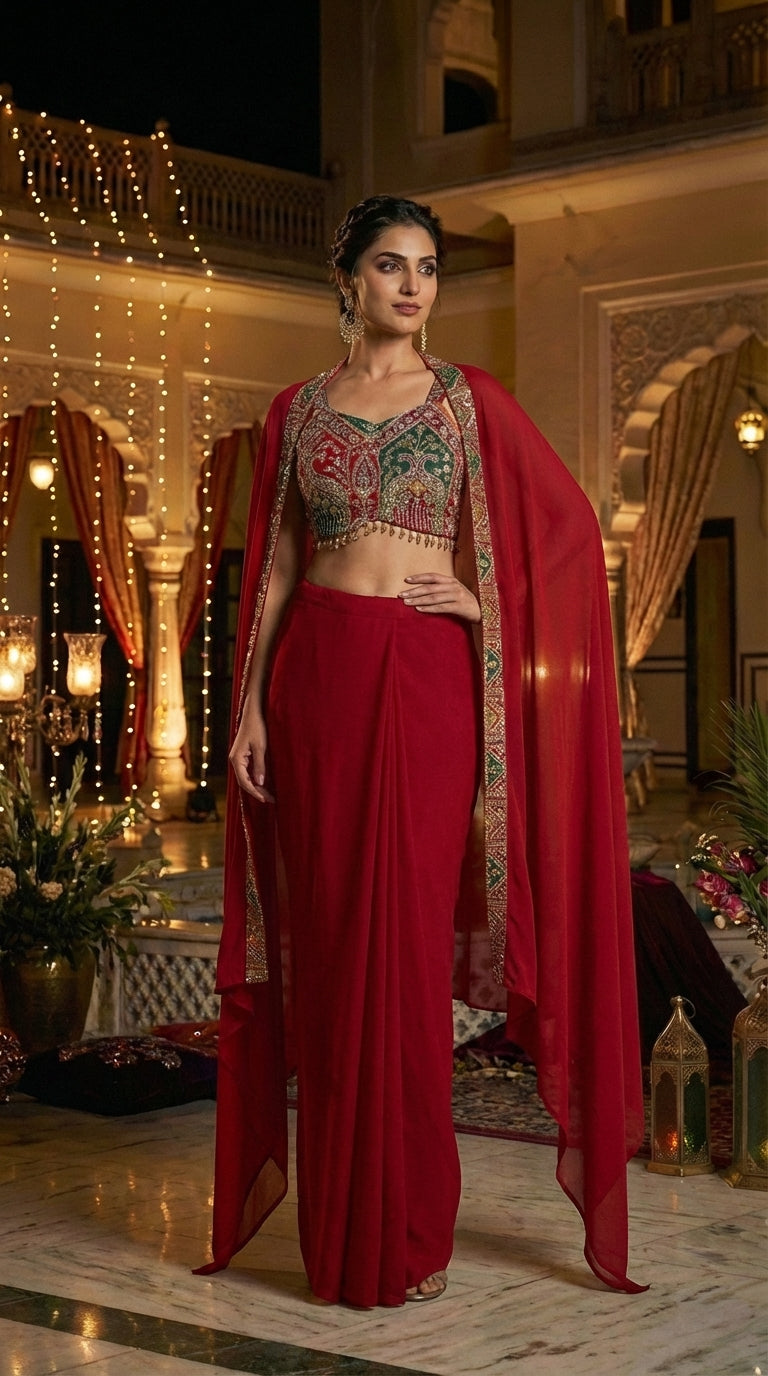 Beautiful Top with Shrug and Cowl